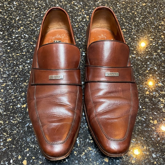 A. Testoni Italian made loafer size 10.5 - Picture 1 of 7